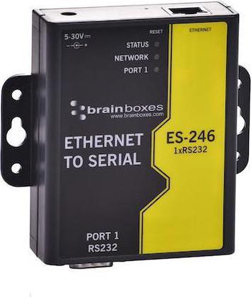 Actual product image Brainboxes Ethernet 1 port RS232 (RS-232)