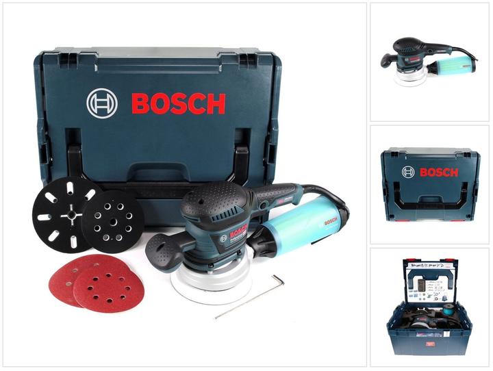 Actual product image Bosch Professional GEX 125-150 AVE Set incl. L-BOXX (Eccentric grinder, 400 W)