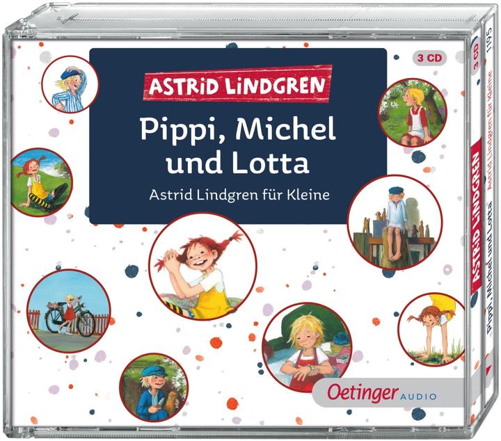 Image du produit Pippi, Michel et Lotta (Astrid Lindgren, Katrin Angel King, Kay Poppe, Ursula Illert, Frank Gustavus, Peter se bat, Thyra Dohrenburg, Anna-Liese Kornitzky, Cäcilie Heinig, Charles Kurt Peters, Allemand)