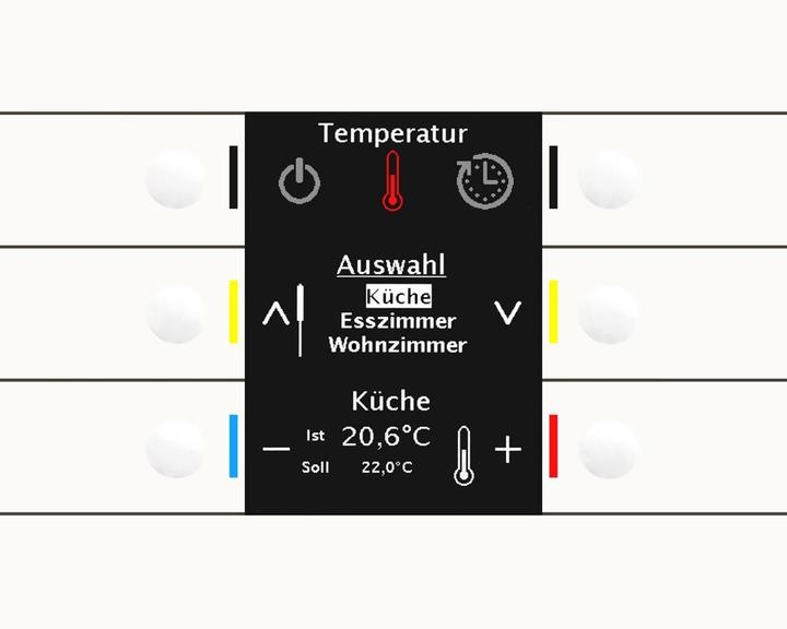 Actual product image MDT BE-BZS86.01 Smart control panel