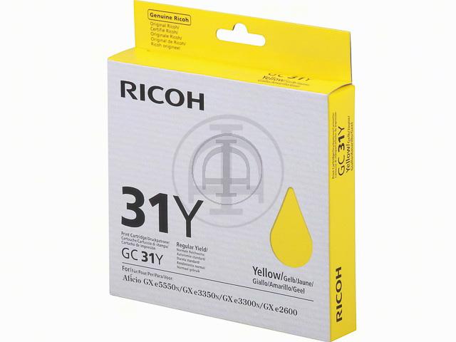 Actual product image RICOH Gc 31 (Y)