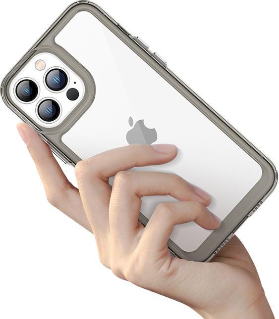 Image du produit Hurtel Outer Space Case Case pour iPhone 12 Pro Max Hard Cover avec Gel Frame Rouge (Apple iPhone 12 Pro Max)
