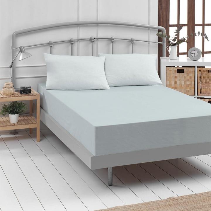 Actual product image Traumschlaf Fine fiber box spring fitted sheet (90x200 cm, 100x200 cm)