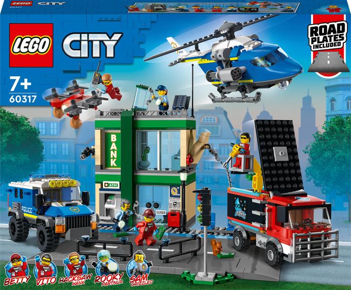 LEGO Bank robbery with car chase (60317, LEGO City)