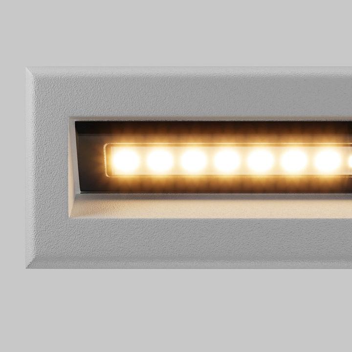 Produktbild Maytoni Bosca LED Treppenbeleuchtung 5W Weiss IP65 Warmweiss (400 lm)