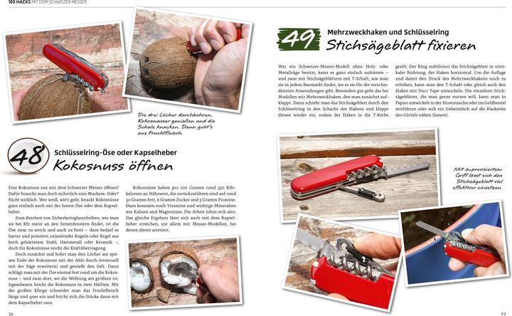 Produktbild 100 Hacks mit dem Schweizer Messer (Deutsch, Oliver, Lang, 2024)