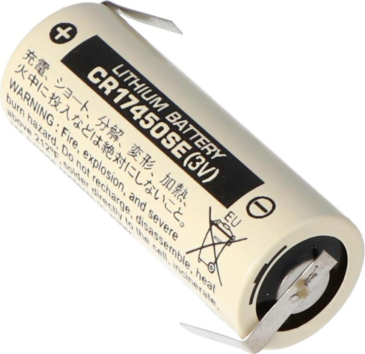 Produktbild Panasonic Batterie CR17450SE Size A, mit Lötfahne Z-Form (1 Stk., CR17450, 2500 mAh)