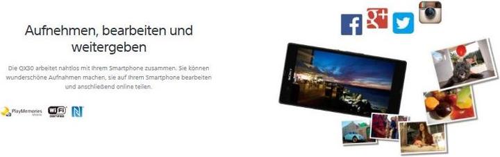 Produktbild Sony Dsc-Qx30 (1/2,3'')
