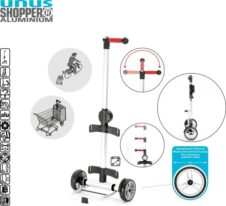 Produktbild Andersen Unus Shopper 360° Einkaufstrolley 54 cm