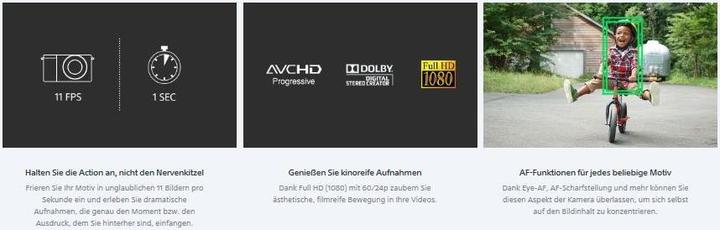 Image du produit Sony Alpha 6000 (24 Mpx, APS-C / DX)