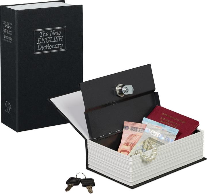 Immagine prodotto Relaxdays Cassaforte a libro