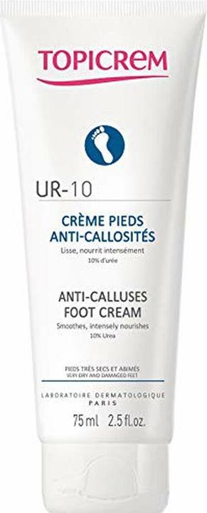 Topicrem UR 10 Anti-Calluses Foot Cream (Fusscrème & Fussgel, 75 ml)