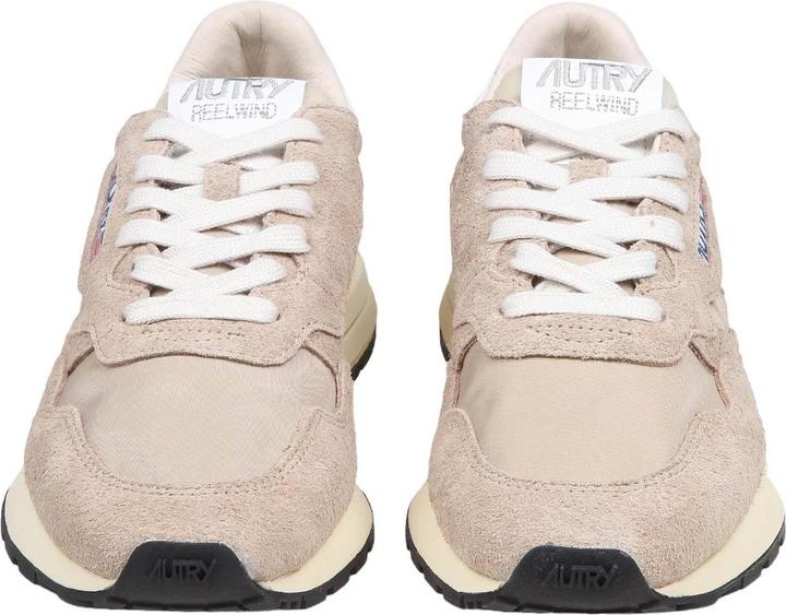 Actual product image Autry reelwind low sneakers in suede and nylon color beige (42)