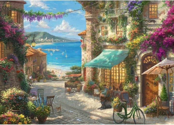 Produktbild Schmidt Spiele Café an der italienischen Riviera (1000 Teile)