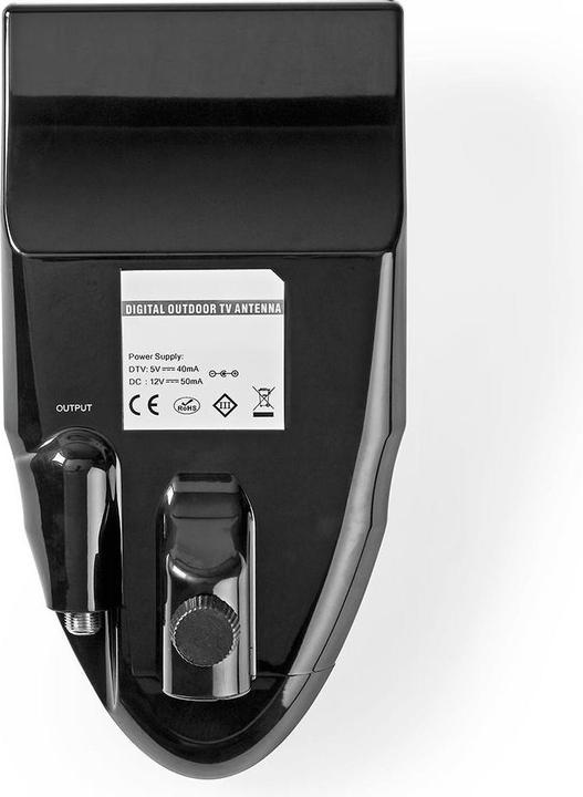 Image du produit Nedis Antenne HDTV active Type de connexion : Connecteur F FM/UHF/VHF Portée de réception : 0-50 km LTE700 (40 dB, DVB-T / -T2, LTE)