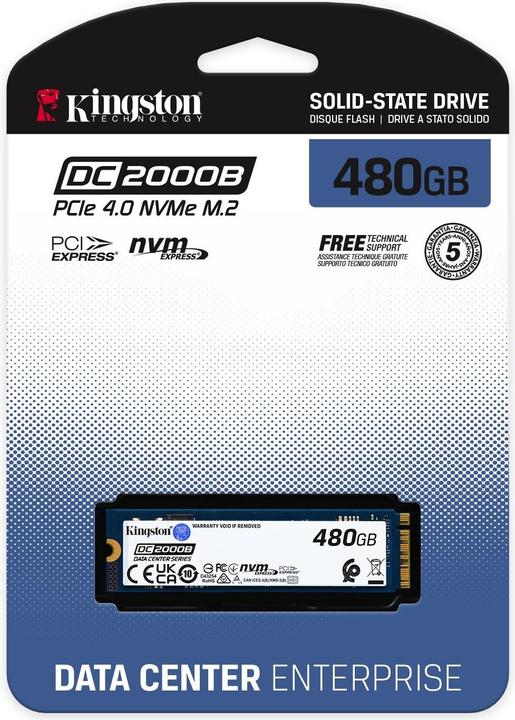 Produktbild Kingston DC2000B (480 GB, M.2 2280)