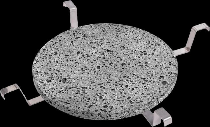 Produktbild BBQ Master Lavastein rund mit Halterung XL / XL Pro