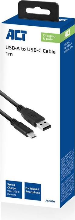 Immagine prodotto USB A - USB Tipo C (1 m, USB 3.2 Gen 1, 15 W)