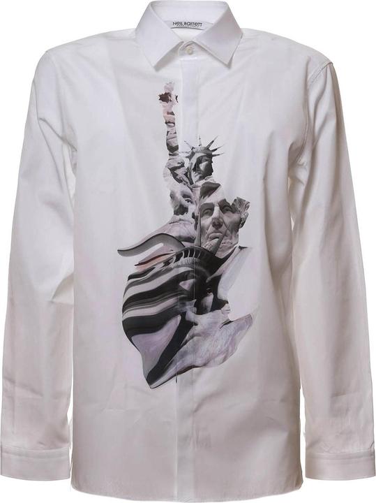 Immagine prodotto Neil Barrett State Of Liberty Cotton Shirt (39)