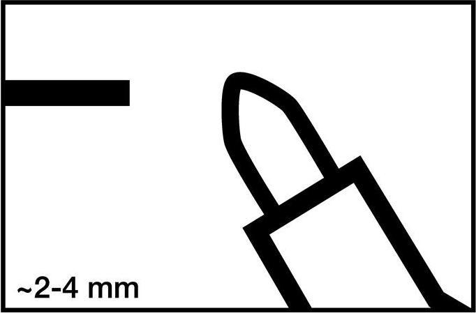 Image du produit Edding Paintmarker 750 (Multi, Blanc, 2 mm, 1 x)
