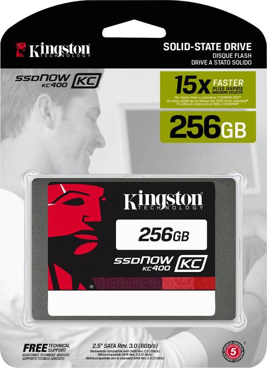 Actual product image Kingston Kc400 (256 GB, 2.5")