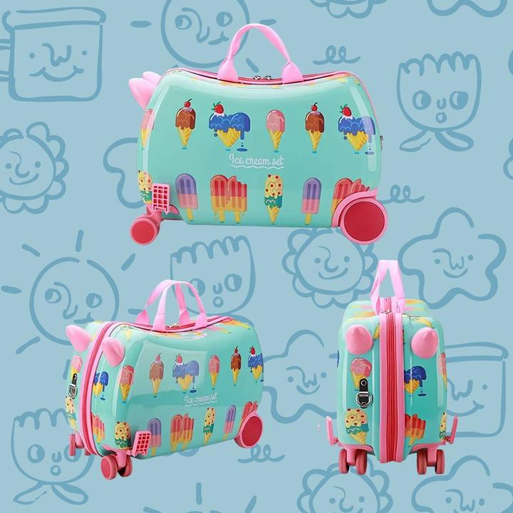 Produktbild Hermex Kinderkoffer Hartschalenkoffer Reisegepäck Kindertrolley Koffer (18 l, Handgepäck (bis 50l))