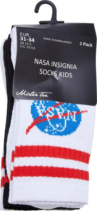 Produktbild Mister Tee NASA Insignia Socks Kids 3-Pack - 20459 (3er Pack, 27 - 30)