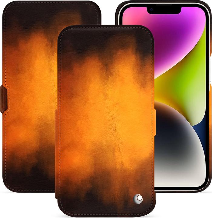 Actual product image Noreve Horizontal leather flap shell (Apple iPhone 15 Plus)