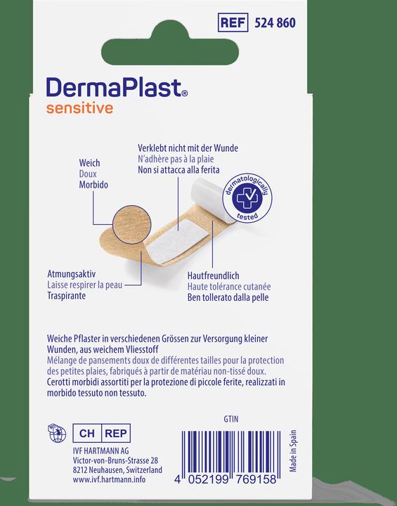 Actual product image DermaPlast Sensitive hautfarbig
