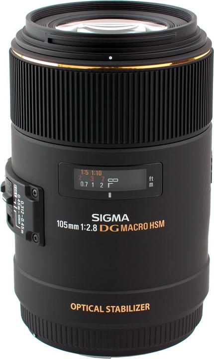 Sigma 105mm f/2.8 EX DG OS HSM Nikon F (Nikon F, Vollformat)