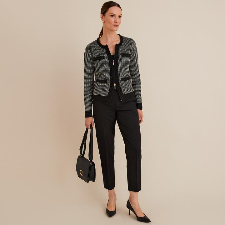 Actual product image Anne Weyburn Cardigan with round neckline (42)