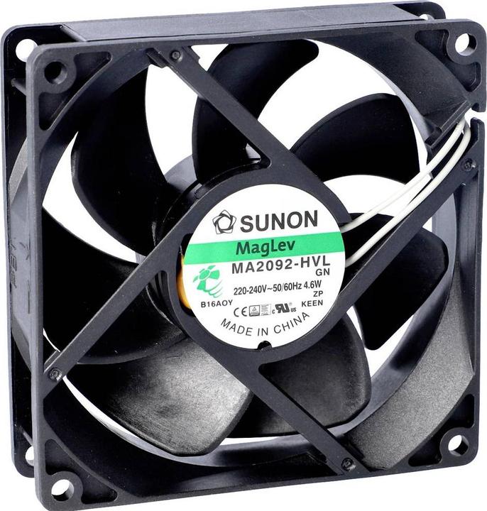 Image du produit Sunon A2259-HBT.TC.GN Ventilateur axial 230 V/AC 29.72 m³/h (L x l x H) 25 x 60 x 60 m (60 mm)