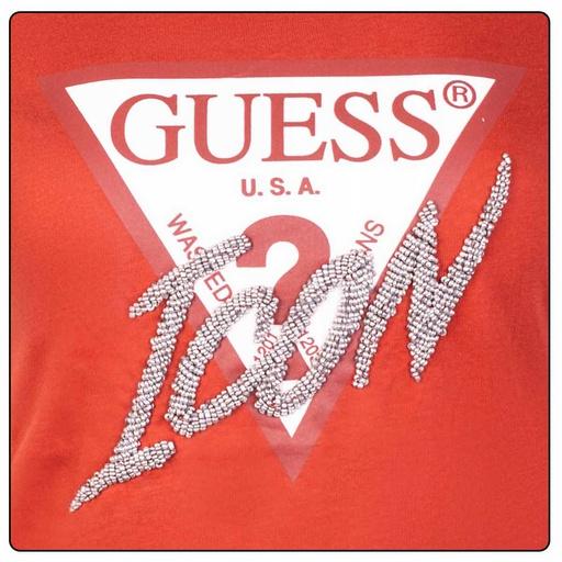 Immagine prodotto Guess Camicia da donna bianco/grigio scuro/rosso S (S)