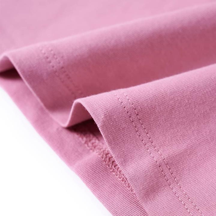 Immagine prodotto VidaXL Camicia da bambino a maniche lunghe rosa scuro 128,Materiale: 95% cotone (128)