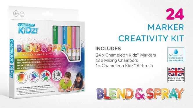 Actual product image Chameleon Blendypens Blend & Spray 24 Color Kit (Multicolor, 24 x)