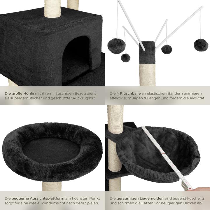 Produktbild tectake Lilou (165 cm, Schwarz)