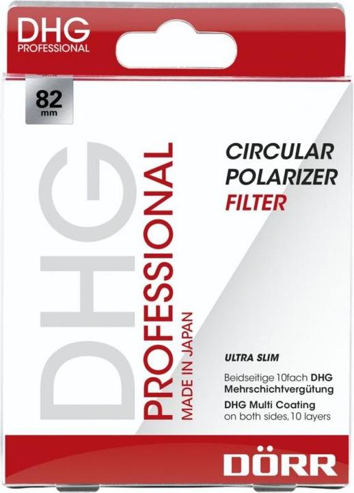 Productafbeelding Dörr Circulair polariserend filter DHG 82mm (82 mm, Polarisatiefilter)