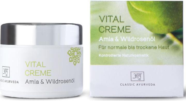 Classic Ayurveda Vital Cream Amla & Wild Rose Oil (50 ml, 24h cream)