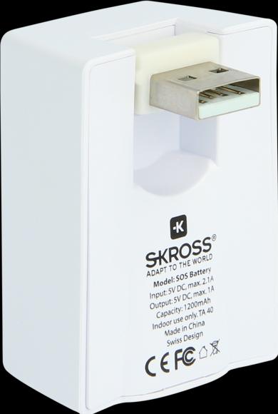 Produktbild Skross SOS Battery USB (1200 mAh, 4.44 Wh)