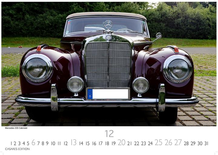 Produktbild Mercedes Classic Cars 2026 L 35x50cm (35 x 50 cm, Deutsch)