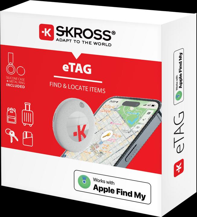 Actual product image Skross Tracker eTag, compatible with Apple Where is? (37 mm)