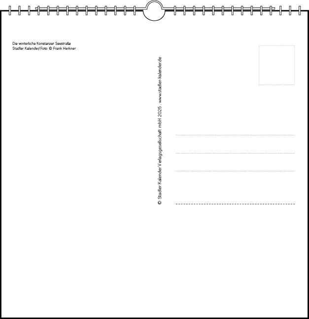 Produktbild Westlicher Bodensee 2026 (17 x 17 cm, Französisch, Englisch)