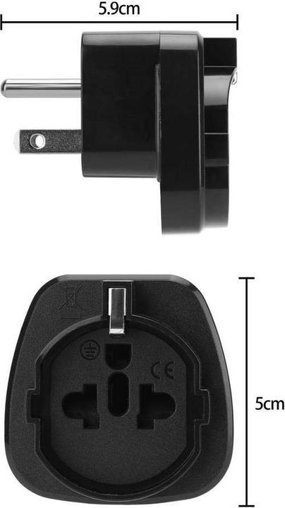 Produktbild Intirilife Steckdosenadapter 4er Set Typ B auf EU