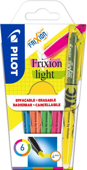 Pilot FriXion Light (Multicolore, 4 mm, 6 x)