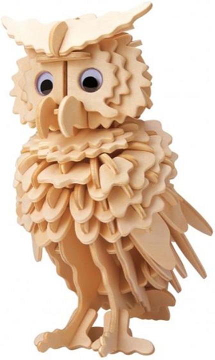 Actual product image Eureka! Gepetto's Workshop wooden construction kit 3D - owl