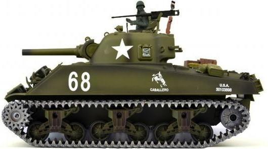 Actual product image Heng Long Tank Sherman U.S. M4A3 2.4 GHz (RTR Ready-to-Run)