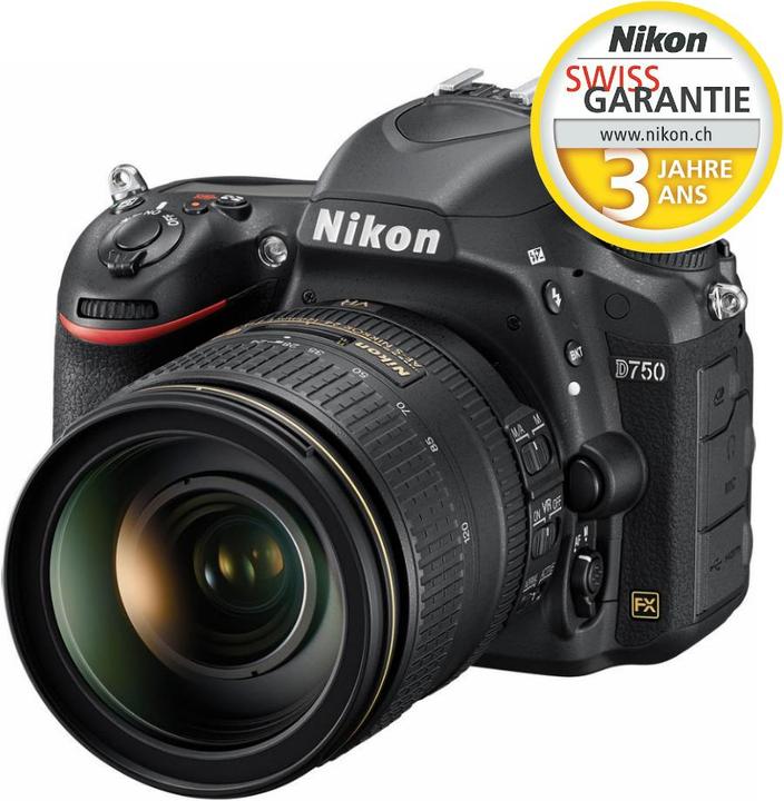 Actual product image Nikon D750 (24 - 120 mm, 24.30 Mpx, Full frame)