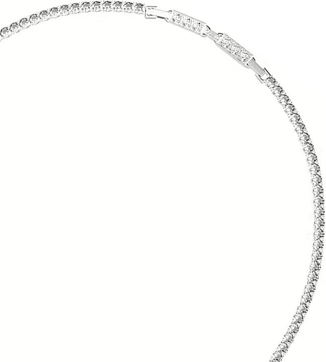 Actual product image Guess 16-18" G LOGO&CRYSTALS TENNIS necklace (Stainless steel)