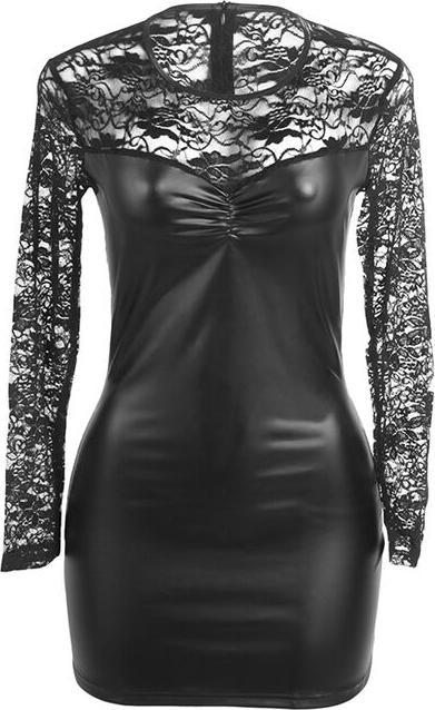 Actual product image Subblime - 955601 LONG SLEEVE DRESS WITH BLACK LACE L/XL (XL)