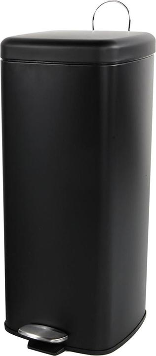 Produktbild Mojawo Metall Mülleimer Treteimer Abfalleimer Tretmülleimer 30L Schwarz (30 l)